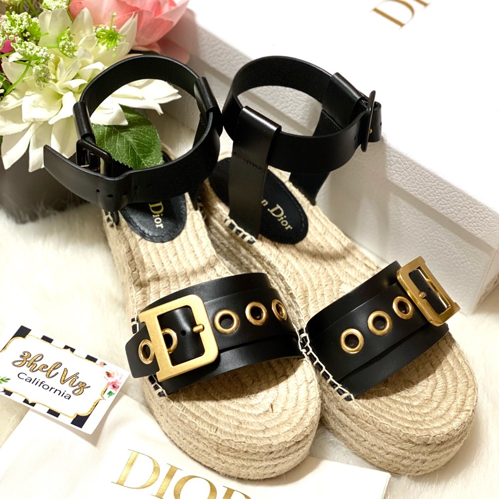 ❣️SOLD❣️BNIB Christian Dior Platform espadrille 38
